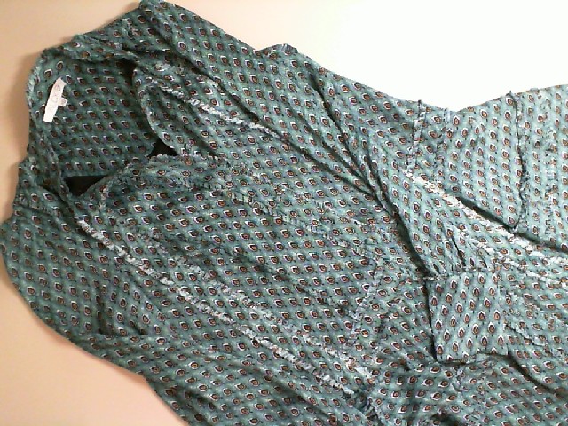 Green dress with long sleeves Green dress with long sleeves