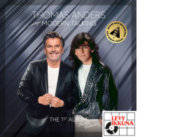 Vinyl Thomas Anders Sings Modern Talking: In The Middle Of Nowhere Vinyl Thomas Anders Sings Modern Talking: In The Middle Of Nowhere