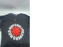 BLUE T-SHIRT WITH  RED CHILI print