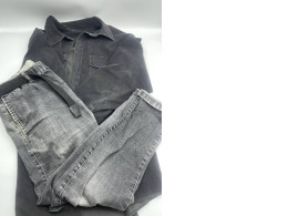 Denim suit: jeans and shirt