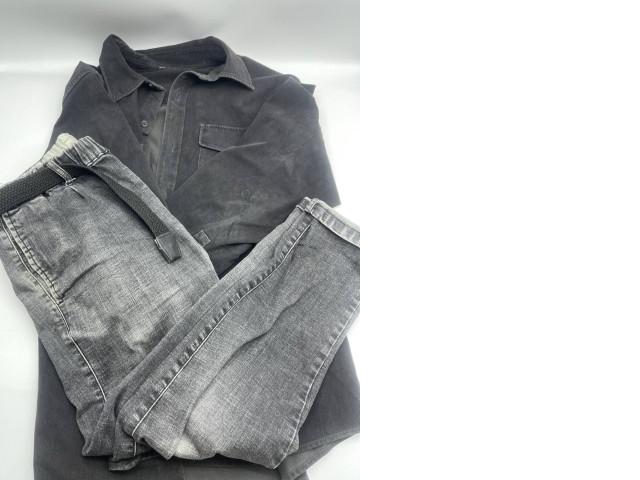 Denim suit: jeans and shirt Denim suit: jeans and shirt