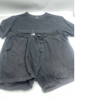 Black summer suit: t-shirt and shorts Black summer suit: t-shirt and shorts