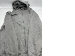 Grey hooded sweatshirt