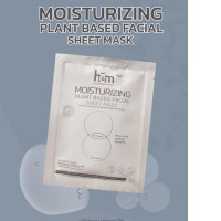 Set of 3 H.E.M. MOISTURIZING PLANT BASED FACIAL SHEET MASK