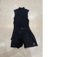Black sport suit: tshirt and shorts