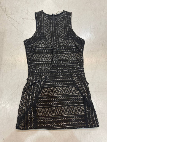 Black-grey short dress Black-grey short dress