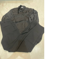 Black men's set: shirt and classic pants