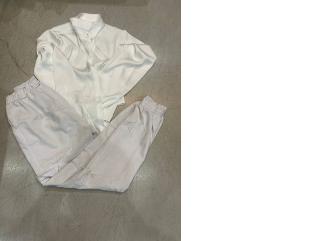 White women's suit White women's suit