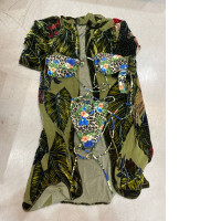 Green beach set: robe and swimwear Green beach set: robe and swimwear