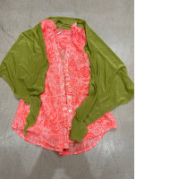 Women's pink-green suit Women's pink-green suit