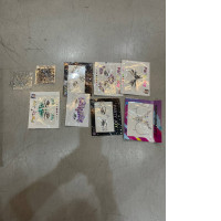 Set of decorative skin jewelry tattoo