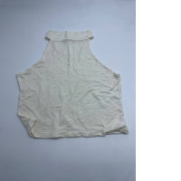 White women's t-shirt with collar