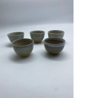 Set of 5 Small Japanese ceramic teacup 