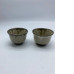 Set of 2 Japanese ceramic tea cup in brown color Set of 2 Japanese ceramic tea cup in brown color