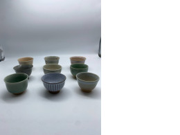 Set of 9 Chinese ceramic teacup Set of 9 Chinese ceramic teacup