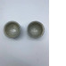 Set of 2 Gray Chinese ceramic teacup 