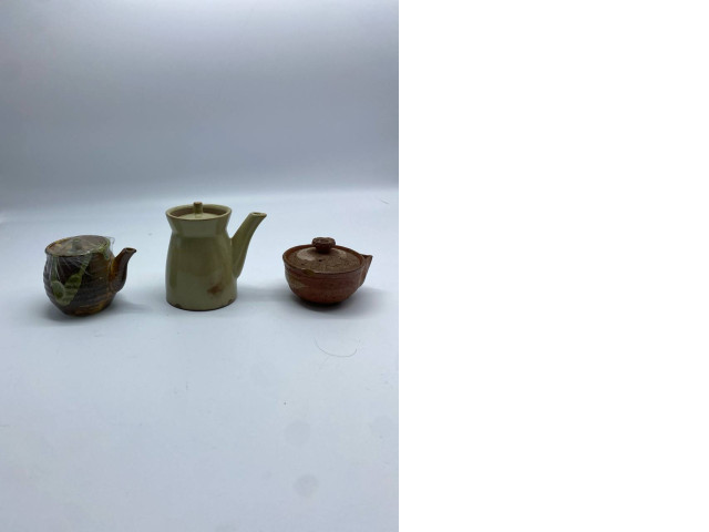 Set of 3 Chinese brown teapot Set of 3 Chinese brown teapot