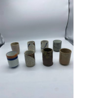 Set of 8 Tall Japanese ceramic teacup Set of 8 Tall Japanese ceramic teacup