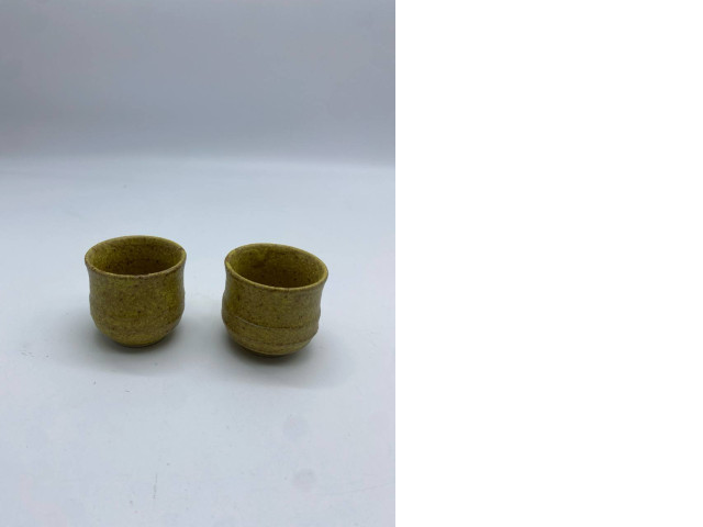 Set of 2 Green Chinese saremi tea cup Set of 2 Green Chinese saremi tea cup