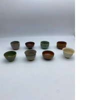 Set of 8 Chinese short sake glass 