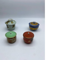 Set of 4 Japanese ceramic hot tea cup with lid Set of 4 Japanese ceramic hot tea cup with lid