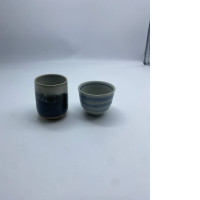 Set of 2 Tall Japanese ceramic mug