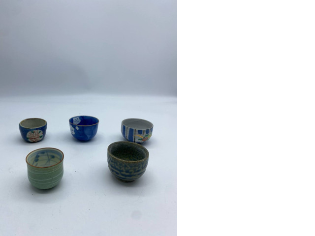 Set of 5 Small Japanese ceramic mug Set of 5 Small Japanese ceramic mug