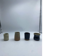 Set of 4 Tall Japanese ceramic drinking glass Set of 4 Tall Japanese ceramic drinking glass