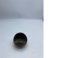 Dark brown Japanese ceramic soup bowl 