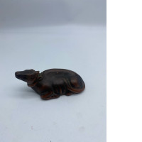 Ceramic cow sculpture 