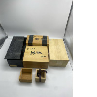 Set of 6 Empty Japanese wooden box 