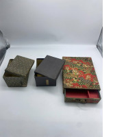 Set of 3 Empty Japanese cardboard box 