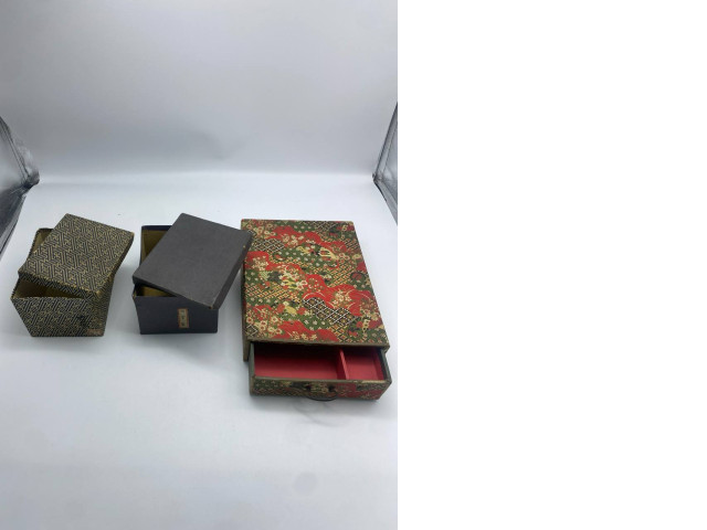 Set of 3 Empty Japanese cardboard box Set of 3 Empty Japanese cardboard box
