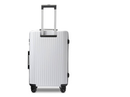Large silver suitcase 