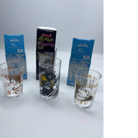 Set of 3 anime glasses