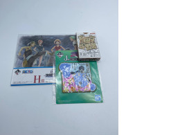 ONE PIECE set of cards, coaster and picture