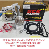 SCK Y16 / R15V3/ NVX /AEROX /NMAX 63.5MM Block kit For standard motorcycle head Street Spec With Forgen Piston