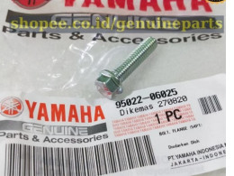 Set of 10 95022-06025 YAMAHA BOLT, FLANGE (54P1) ORIGINAL ORIGINAL YAMAHA