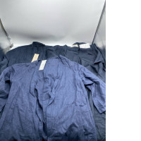 Set of 3 Blue long-sleeved long coat 