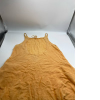 Women's light orange one-shoulder long dress