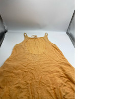 Women's light orange one-shoulder long dress