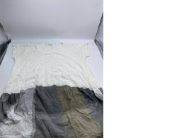 Women's white round neck t-shirt with pattern Women's white round neck t-shirt with pattern