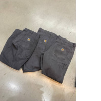 Set of 3 SECONDHAND Charhatt grey pants
