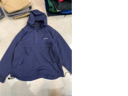 Blue SECONDHAND hooded men's jacket