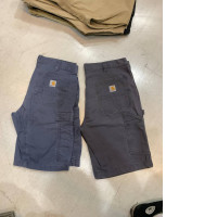 Set of 2 SECONDHAND blue charhatt shorts