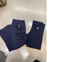 Set of 2 dark blue SECONDHAND charhatt pants