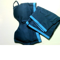 sports bra and shorts