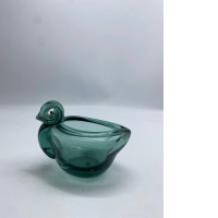 Glass ashtray, duck shape Glass ashtray, duck shape