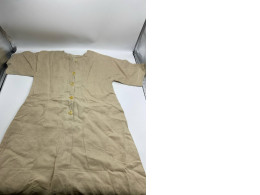 Women's short-sleeved cream-colored long dress Women's short-sleeved cream-colored long dress