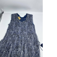 Women's Blue V-neck Sleeveless Long Dress Women's Blue V-neck Sleeveless Long Dress